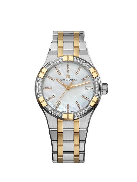 Maurice lacroix diamond ladies watch hot sale